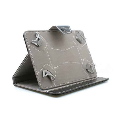 System-S 10” Zoll Bookstyle Tasche Cover Hülle Protector Case Etui mit Halter Standfunktion für Tablet PC eBook Reader Schwarz - DREIKS
