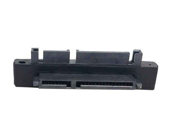 System-S Adapter Rechtwinkliger SATA 22Pin 7 + 15 (male) zu SATA 22Pin (female) - DREIKS