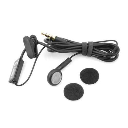 System-S Einohr Mono Headset Kopfhörer mit Fernbedienung für Smartphone Handy Tablet PC schwarz - DREIKS