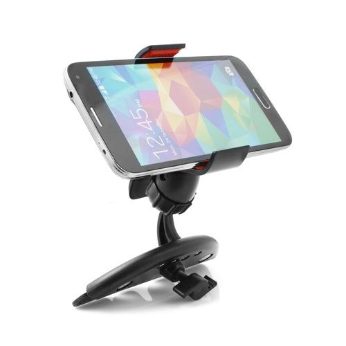 System-S Universal Car CD Slot Mount Mobile Phone Holder Car Mount Car Holder for Smartphone and GPS Car Mount Mount Holder Attachment (up to 10 cm wide)