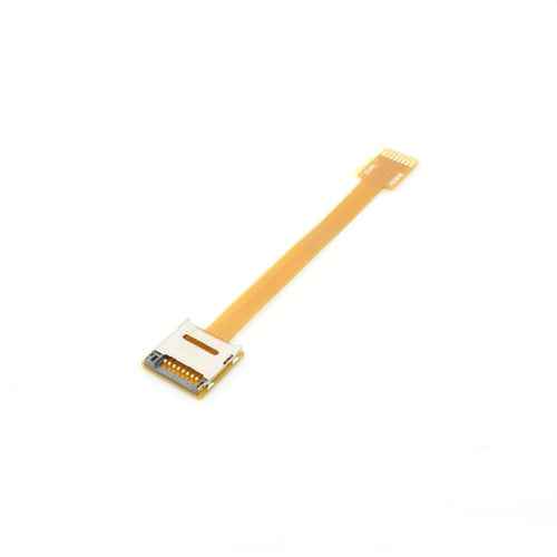 System-S Micro SD TF Memory Card Speicherkarten (male) zu MicroSD (female) externe Verlängerung Kit Set Soft Flat Kabeladapter (10 cm) - DREIKS