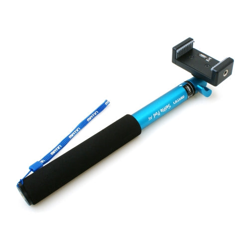 SYSTEM-S Matin Selfie Stange Stick Stab Monopod Teleskop ca. 25cm - 100cm Selfiestick Halter für Kameras Smartphones Handys von 5,5cm - 9cm - DREIKS