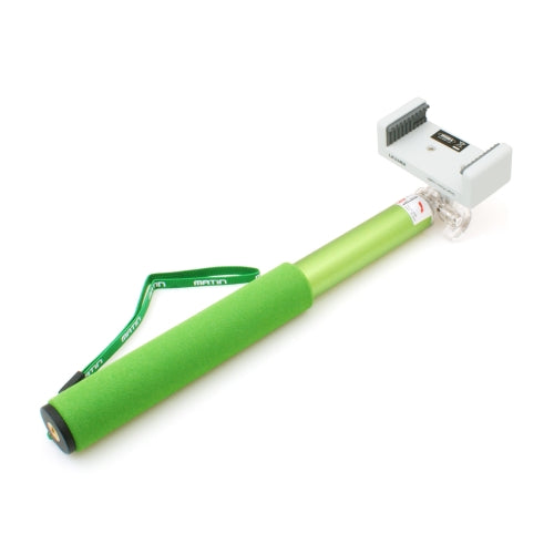 SYSTEM-S Matin Selfie Stange Stick Stab Monopod Teleskop ca. 25cm - 100cm Selfiestick Halter für Kameras Smartphones Handys von 5,5cm - 9cm (1/4 Schraube) - DREIKS