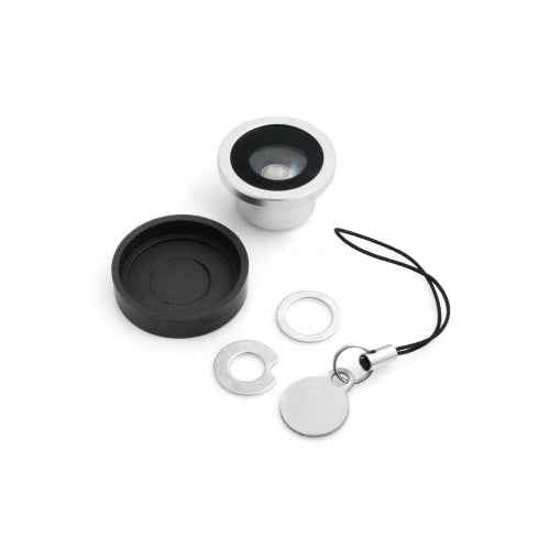 System-S Universal 0,4x Fischauge Fisheye Linse Objektiv magnetischer Halt für Smartphone Tablet PC - DREIKS