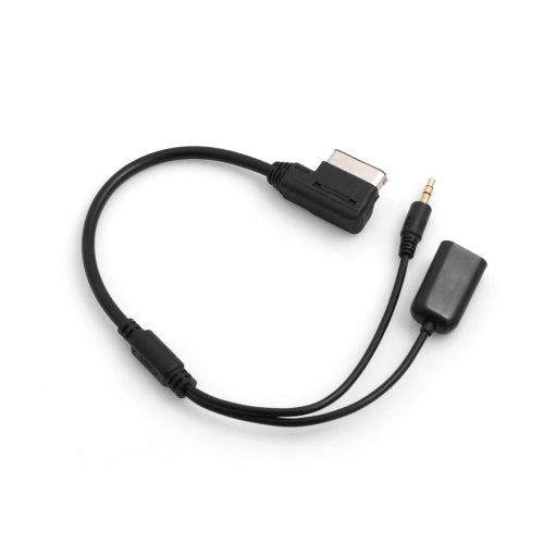 System-S Media In AMI MDI zu Stereo 3.5mm Audio Aux und USB A Eingang für VW für Audi A4 A6 Q5 ab Bj. 2014 - DREIKS
