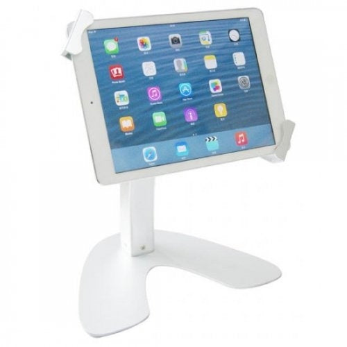Universal Abschließbarer Aluminium Präsentations Messe Ständer Stand Mount Tisch Halterung 360° Grad rotierbar für Tablet PC´s von 7- 10 Zoll | System-S