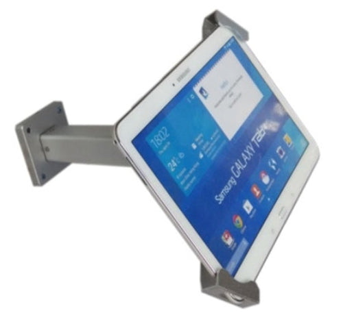 Universal Präsentation Wandhalter Haltearm abschließbar Wandhalterung für Tablet PC´s von 9.7-12 Zoll | System-S