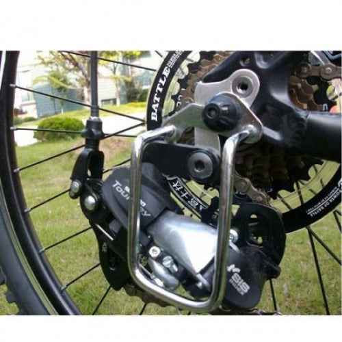 System-S Fahrrad Schaltwerk Schutz Schutzbuegel Kettenschutz Schaltwerkschutz Fahrradschaltung Gear Protector - DREIKS