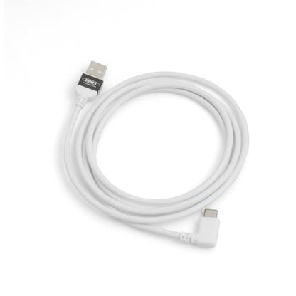 USB 3.1 Typ C 90° rechts gewinkelt zu USB 2.0 A Kabel 100 cm in Weiß - DREIKS