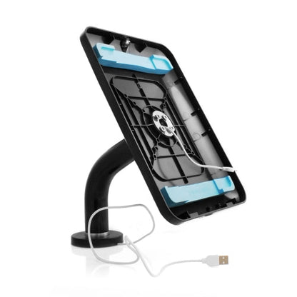 System-S Lockable Presentation Exhibition Stand Mount Table Holder for iPad Air 2 in Black