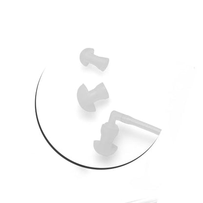 SYSTEM-S One-Ear Anti-Radiation Headset Headphones with Sound Tube White