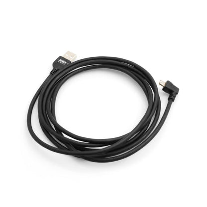 SYSTEM-S Micro USB 2.0 Kabel gewinkelt 90 grad Winkelstecker (links/male) Datenkabel und Ladekabel 140 cm - DREIKS