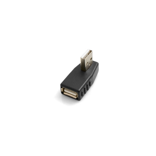 SYSTEM-S USB Typ A Buchse auf USB Typ A Stecker 90° Rechts Gewinkelt Winkelstecker Adapter - DREIKS
