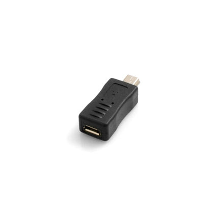 SYSTEM-S Mini USB Stecker auf Micro USB Eingang Adapter OTG Host Cable Flash Drive Verbindung für Smartphone Handy Tablet PC - DREIKS