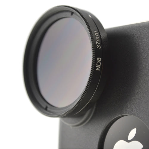 SYSTEM-S Vario Graufilter Neutraldichtefilter Graufilter ND-Filter ND2-400 37mm Linse Objektiv für iPhone X - DREIKS