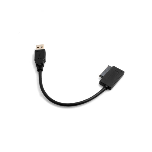 SYSTEM-S USB Typ A 3.0 (male) auf 7 + 6 13pin Slimline SATA Laptop CD/DVD ROM Optisches Laufwerk Kabel - DREIKS