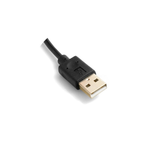 SYSTEM-S USB A Male zu USB C Female Panel Mount Stecker Ladekabel 90 cm - DREIKS