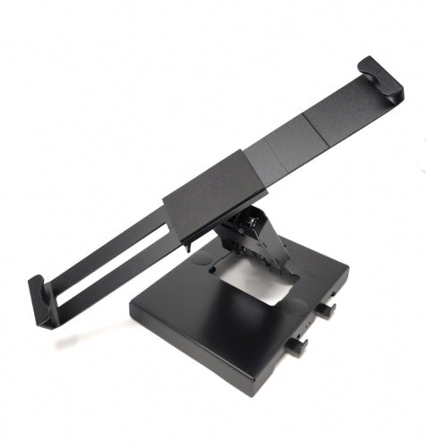 SYSTEM-S Abschließbare Tisch- und Wandhalterung für 9.0–13.0″ Tablet – Schwarz - DREIKS