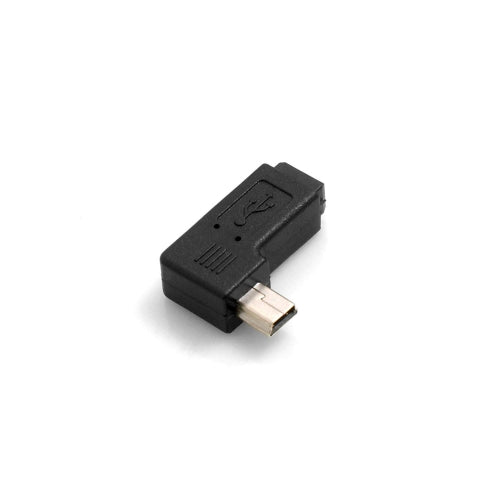 Mini USB (Female) auf Mini USB (Male) 90° Links gewinkelt Winkelstecker Adapter - DREIKS
