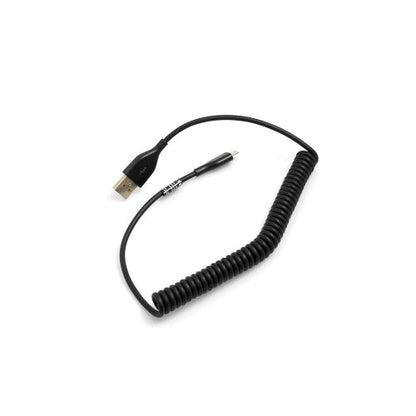 Micro USB Spiral Kabel 50-100 cm | System-S
