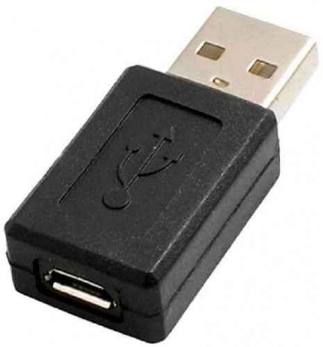 SYSTEM-S OTG Adapter USB A Stecker zu Micro USB Buchse Adapter Stecker On-The-Go Host Kabel - DREIKS