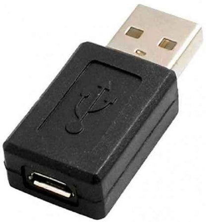 SYSTEM-S OTG Adapter USB A Stecker zu Micro USB Buchse Adapter Stecker On-The-Go Host Kabel - DREIKS