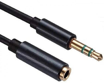 System-S 3.5mm Klinke 3 Polig (Male) auf 3.5mm Klinke Aux Stereo Buchse 200 cm Kabel - DREIKS