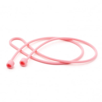 System-S 2x Silikon Halteband Holder für AirPods Kopfhörer in Pink - DREIKS