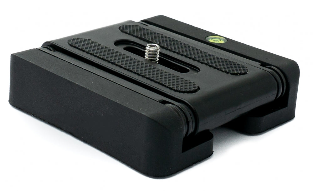 System-S tripod attachment with 1/4 thread mount adjustable with spirit level for DSLR camera 