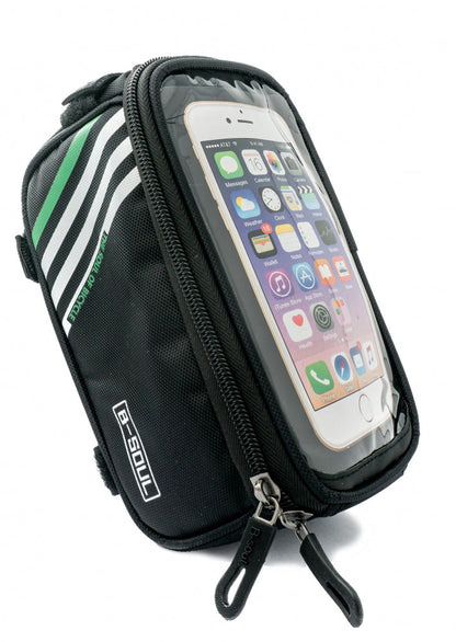 SYSTEM-S Bicycle Bag Holder in Black Mount for Smartphone 