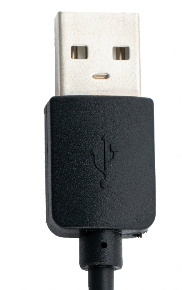 SYSTEM-S Mikrofon USB Anschluss mit 360° Aufnahmebereich in Schwarz für PC - DREIKS