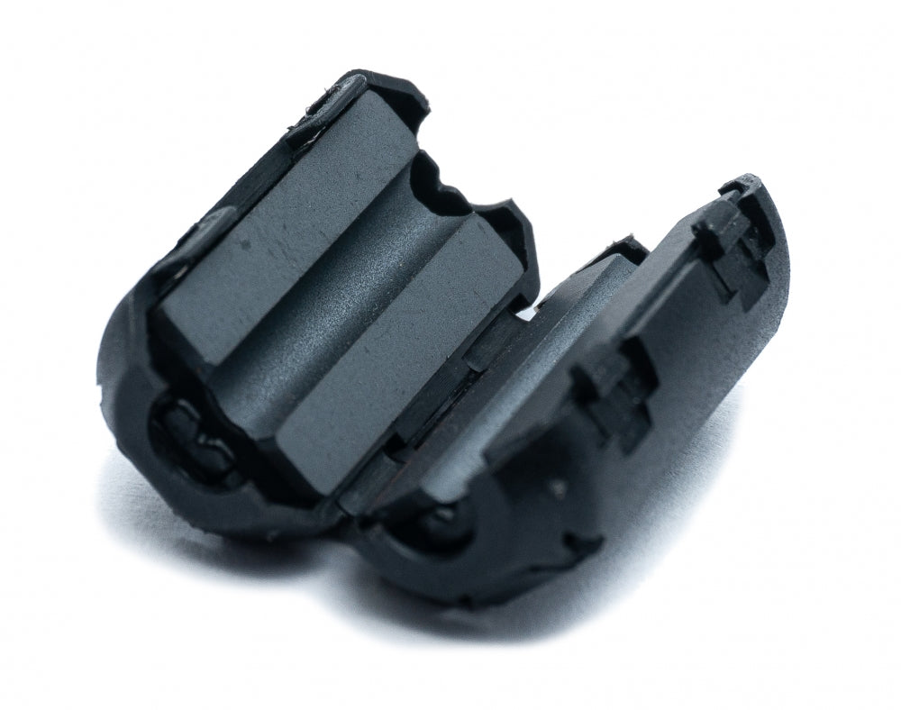 SYSTEM-S 5x Ferritkern 7 mm Ø geteilt Klappferrit Ringkern Mantelwellenfilter für Kabel - DREIKS