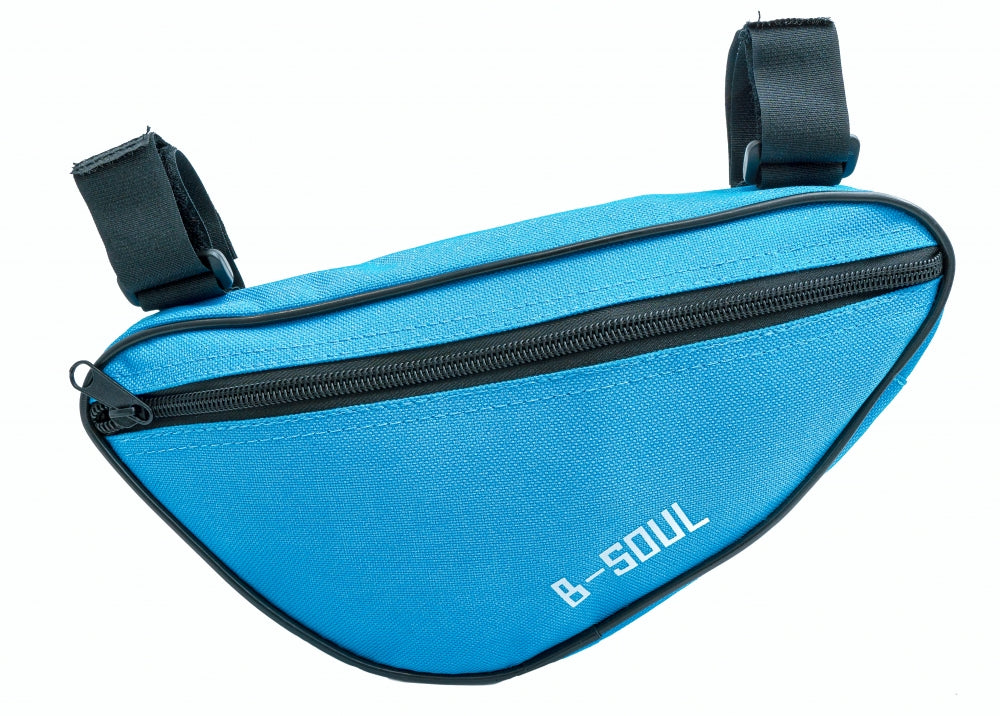 SYSTEM-S Fahrrad Tasche wasserfest Dreiecktasche Rahmentasche Triangeltasche Blau - DREIKS