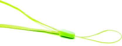 5x Halsband Umhängeband Trageband mit Schlaufe in Grün für Smartphone MP3-Player | System-S