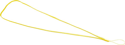 5x Halsband Umhängeband Trageband mit Schlaufe in Gelb für Smartphone MP3-Player | System-S
