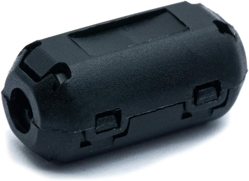 5x Ferritkern 9 mm Ø geteilt Klappferrit Ringkern Mantelwellenfilter für Kabel | System-S