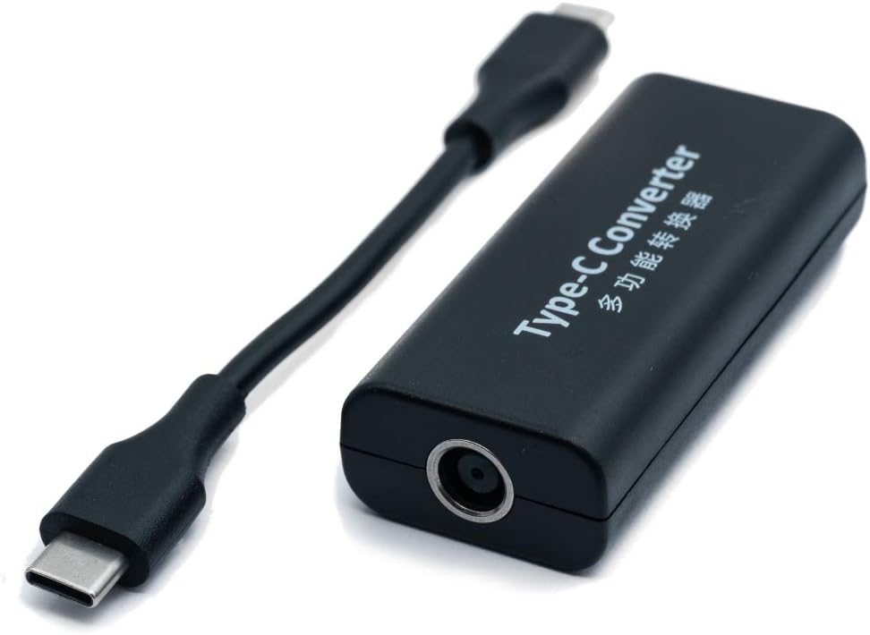 SYSTEM-S USB 3.1 Adapter Typ C Buchse zu DC 20 V 7,4 x 5,0 mm Buchse Kabel Ladekabel - DREIKS