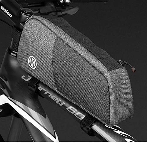SYSTEM-S Fahrrad Tasche Befestigung in Schwarz Grau wasserfest für Lampe Fahrradpumpe - DREIKS