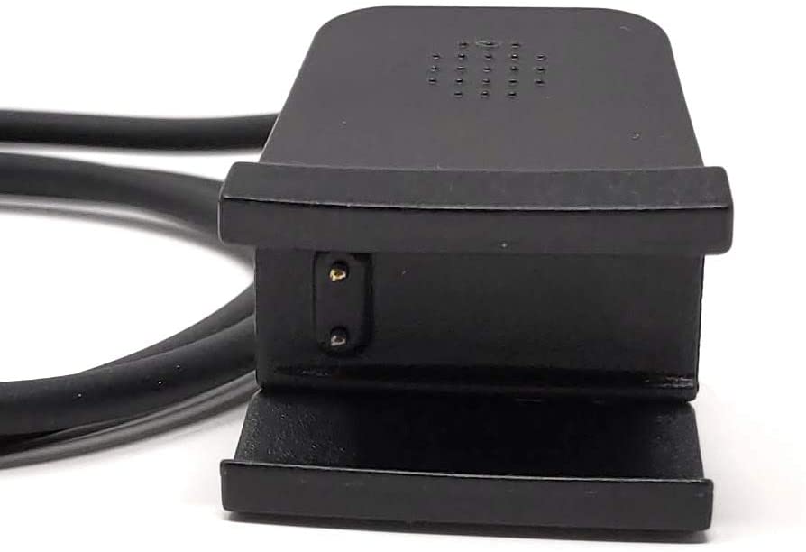 System-S USB Ladekabel für Fitbit Alta HR V2 65763028, schwarz, 53 cm - DREIKS