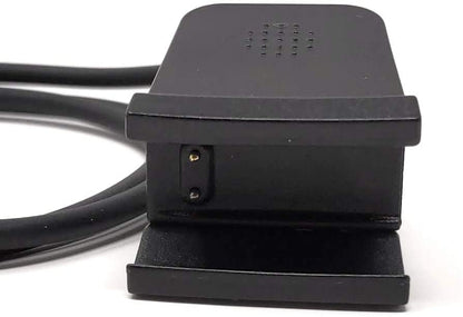System-S USB Ladekabel für Fitbit Alta HR V2 65763028, schwarz, 53 cm - DREIKS