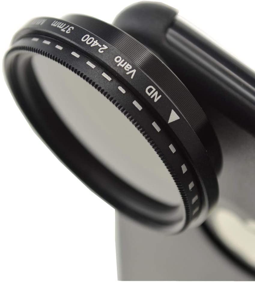 Vario Graufilter Neutraldichtefilter ND-Filter ND2-400 37mm Linse Objektiv für iPhone XR | System-S