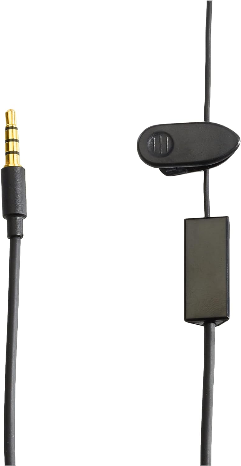 System-S Einohr Mono Headset Kopfhörer mit Fernbedienung für Smartphone Handy Tablet PC schwarz - DREIKS