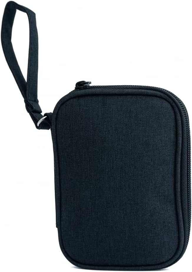 SYSTEM-S Schutztasche gepolstert Spritzwasser geschützt Tasche Case Schwarz für Powerbank Kopfhörer - DREIKS
