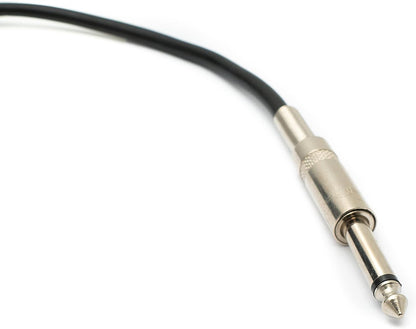 SYSTEM-S 3 meter USB Gitarrenkabel Basskabel Kabel Klinkenstecker USB zu Audio 1/4  6.3mm Male - DREIKS