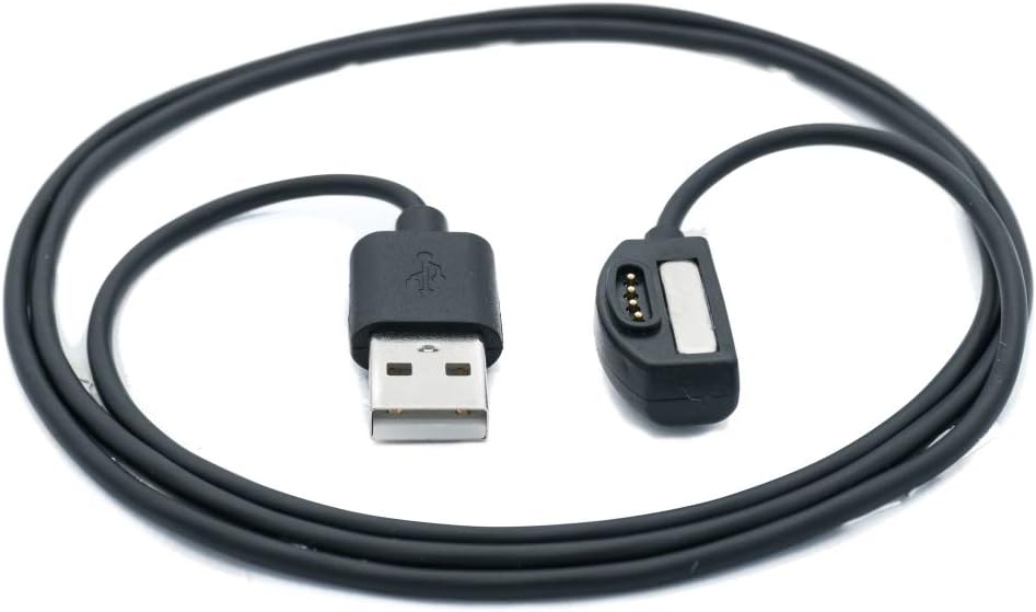 SYSTEM-S USB 2.0 Kabel in Schwarz Ladestation Ladekabel für Suunto 7 Smartwatch - DREIKS