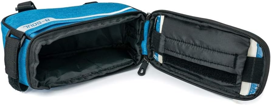 Fahrrad Tasche Halterung in Blau Befestigung für Smartphone | System-S