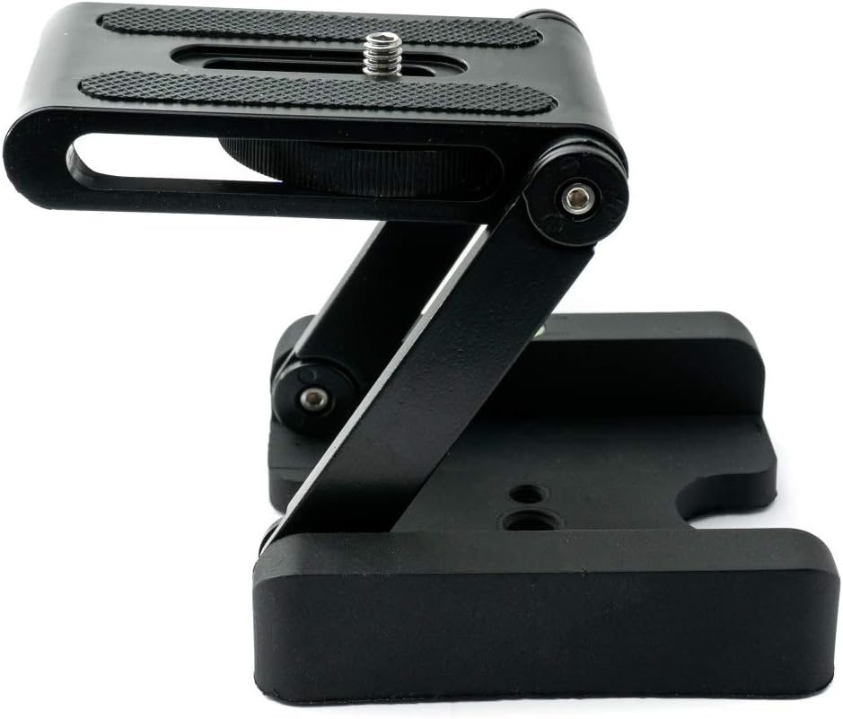 System-S tripod attachment with 1/4 thread mount adjustable with spirit level for DSLR camera 