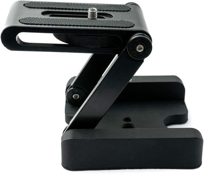 System-S tripod attachment with 1/4 thread mount adjustable with spirit level for DSLR camera 