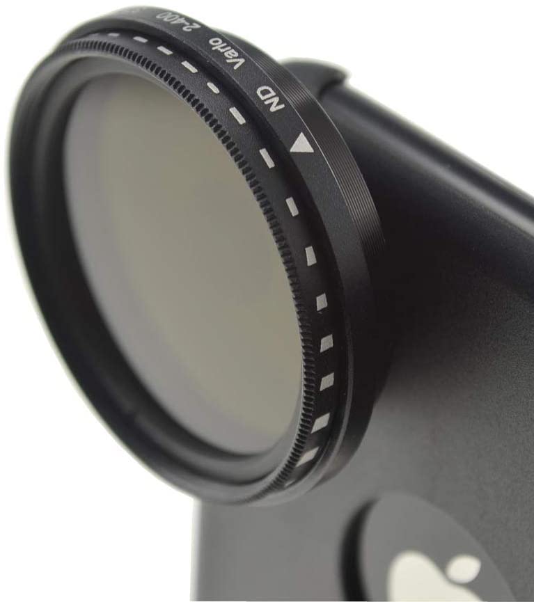 Vario Graufilter Neutraldichtefilter ND-Filter ND2-400 37mm Linse Objektiv für iPhone XR | System-S