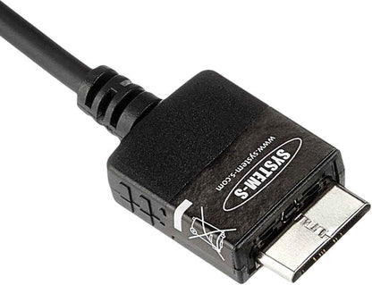 System-S USB zu 3,5 mm Audiokabel für Sony Walkman NWZ - DREIKS